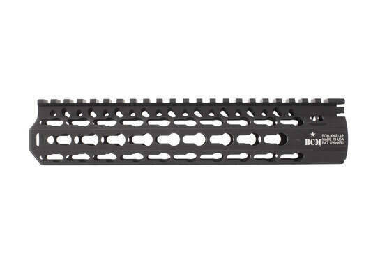 Bravo Company Mfg 9in KMR Alpha rail features a full length M1913 picatinny top rail for lights, lasers, and sights